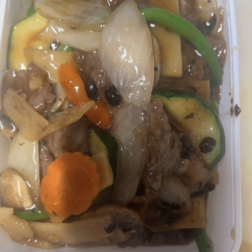 Rundsvlees met zwarte bonensaus