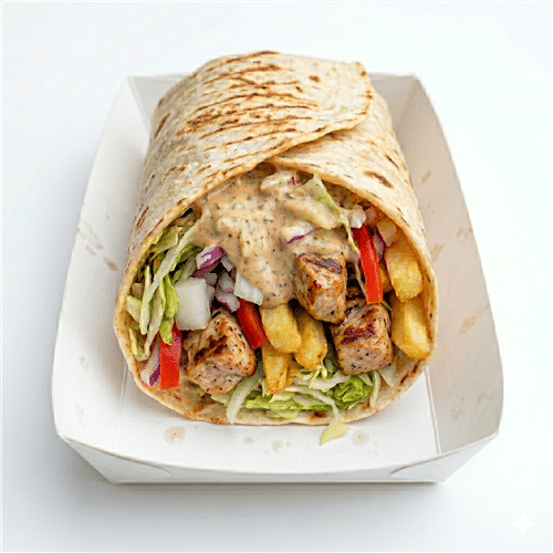 Dürüm brochette de dinde