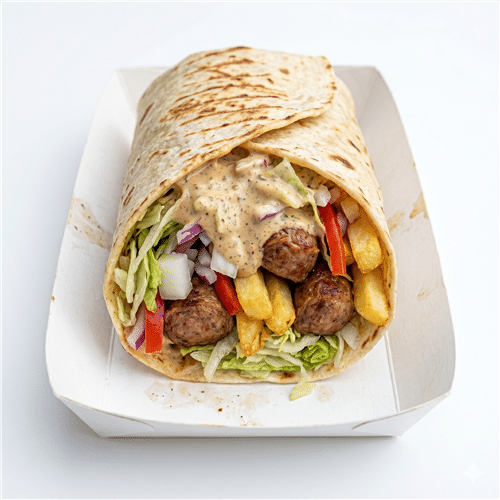 Dürüm fricadelle
