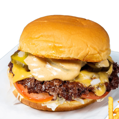 Pain Martin's cheese burger