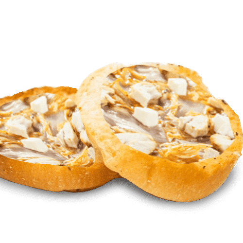 Pains à l'ail fromage poulet