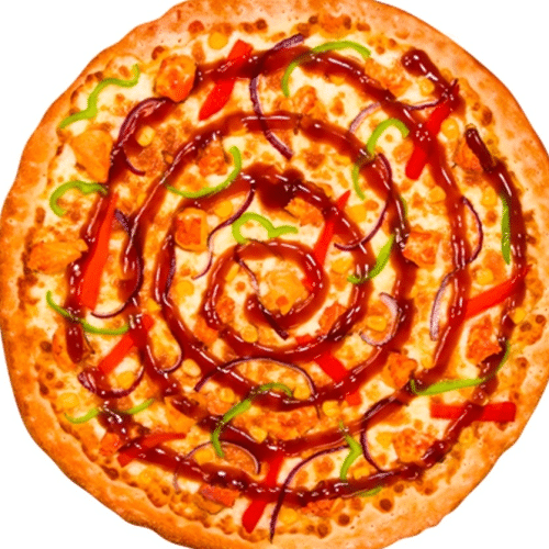 Pizza barbecue chicken