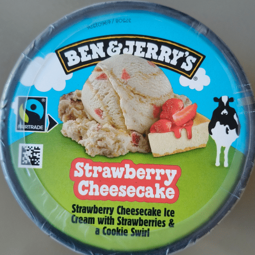 Ben& Jerry's.  Strawberry Cheesecake.  465ml