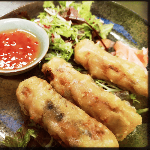 Nems aux vermicelles et porc,