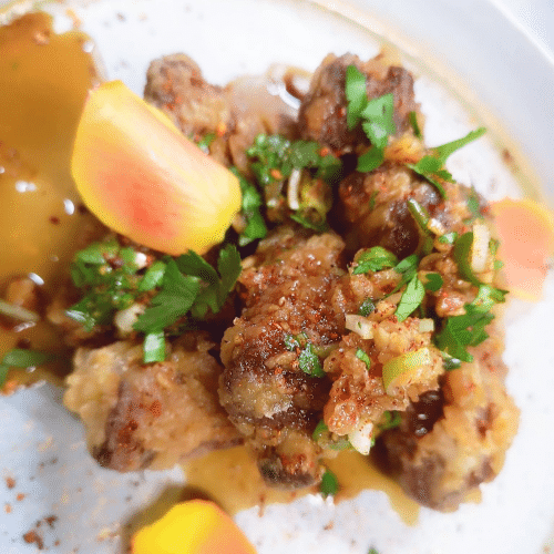 Spare ribs croustillant, sauce vieux vinaigre chinois