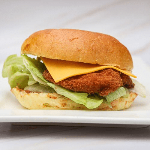 Chicken cheeseburger