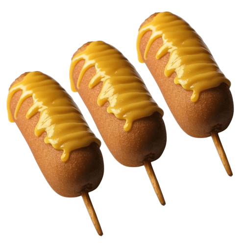 Triple Cheesy Corn Dogs