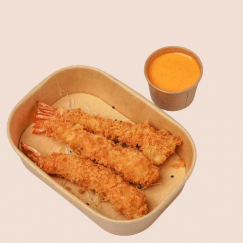 Crevettes tempura (3 pièces)