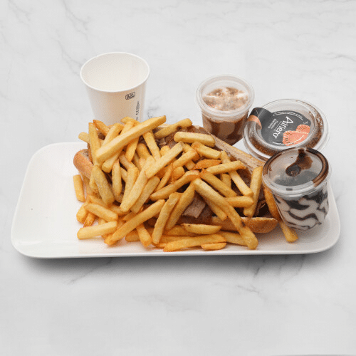 Menu Mitraillette hamburger