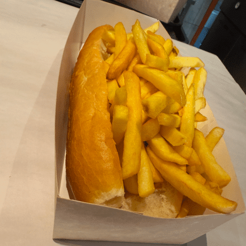 Menu Mitraillette hamburger