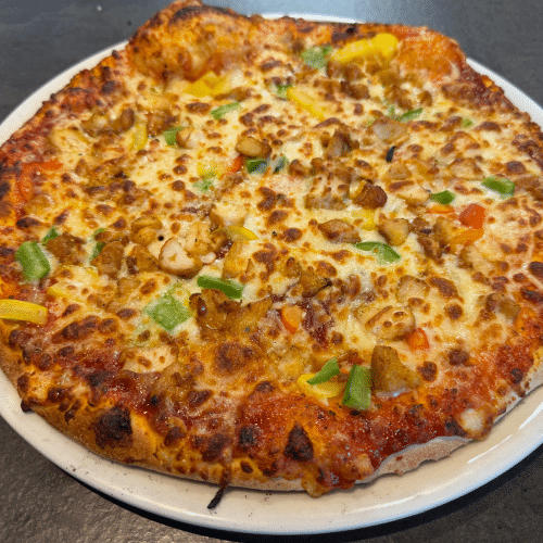 Pizza barbecue kip