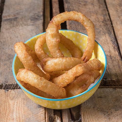 Crispy onion rings
