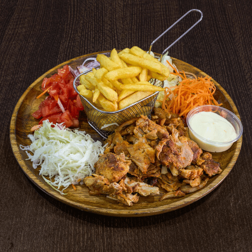Assiette de poulet