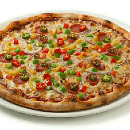 Hot pizza