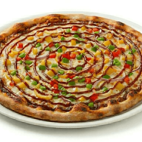 Pizza barbecue bacon