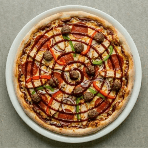 Pizza barbecue speciaal
