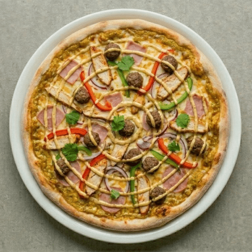Pizza curry speciaal