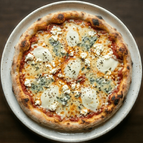 Pizza quattro formaggi