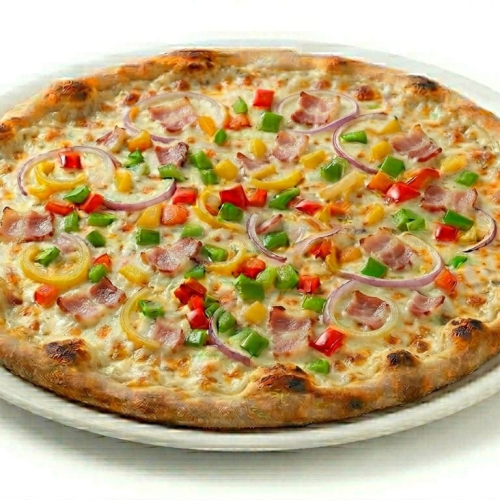 Pizza room bacon
