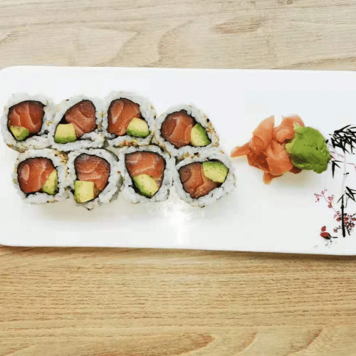 Salmon avocado roll