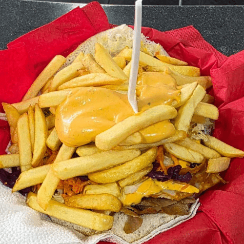 Kebab met friet (klein)