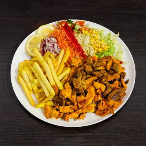 ASSIETTE MIXTE (POULET/BOEUF)