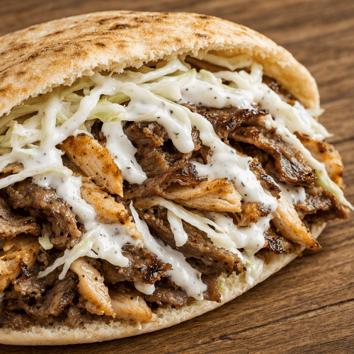 PITTA MIXTE (POULET/BŒUF)