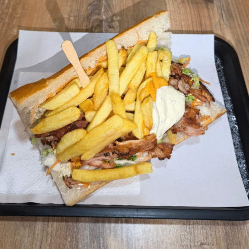 Mitraillette pitta poulet