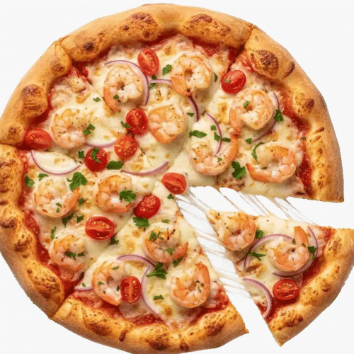 Pizza scampi