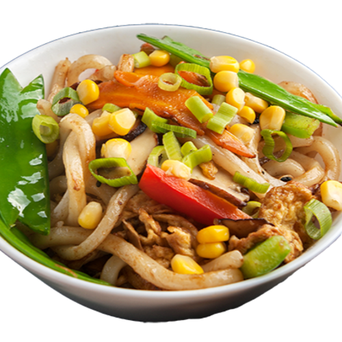 Riz sauté au scampis