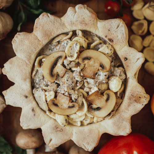 Pastella champignons crème