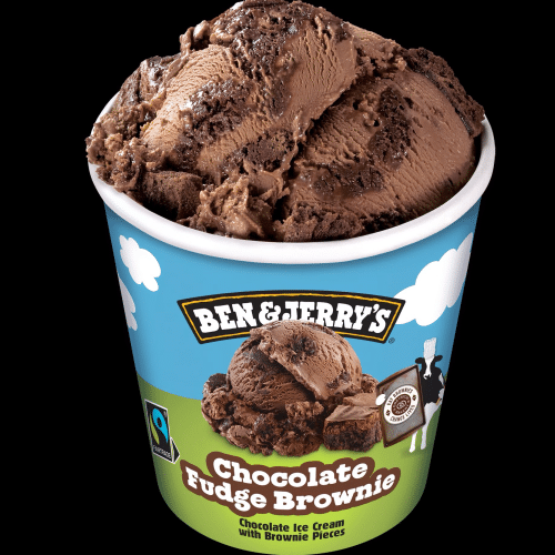 Ben & jerry fudge brownie XL
