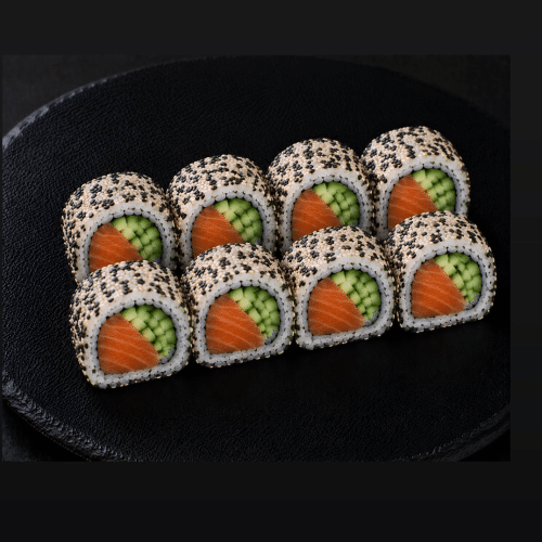 Inside-out zalm komkommer