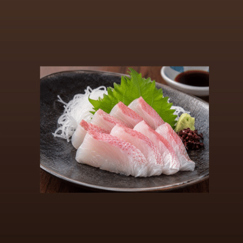 Sashimi rode snapper