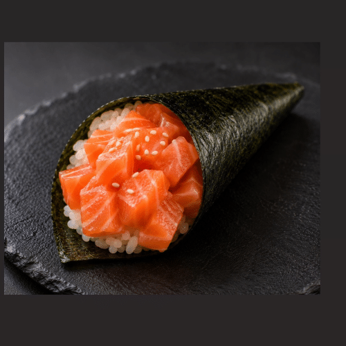 Temaki sake zalm