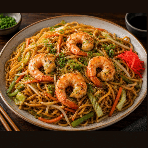 Yakisoba scampi