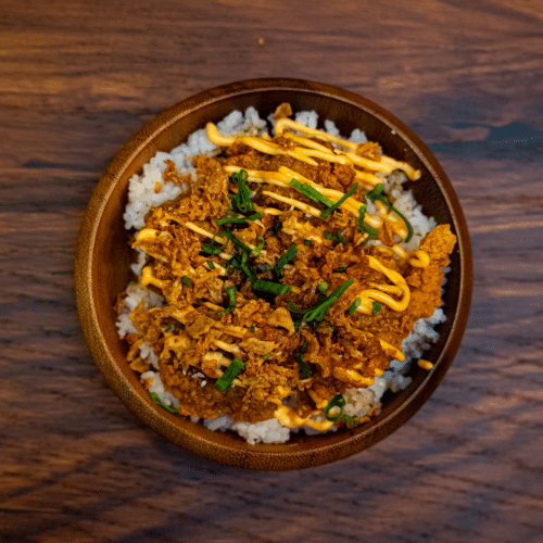 Donburi chicken karaage