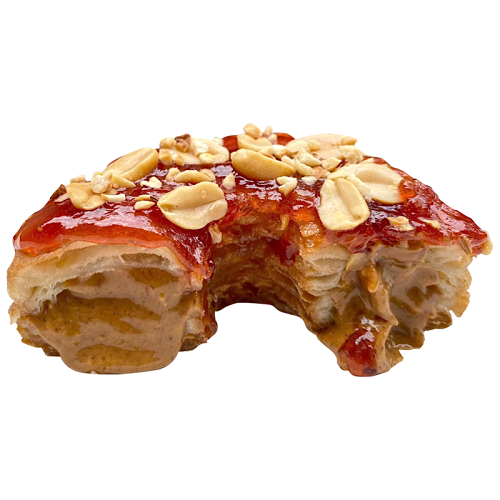 Fresh strawberry peanut cross
