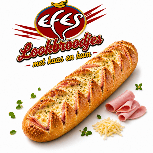 Lookbroodjes met kaas en ham