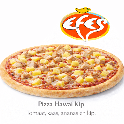 Pizza Hawaï kip