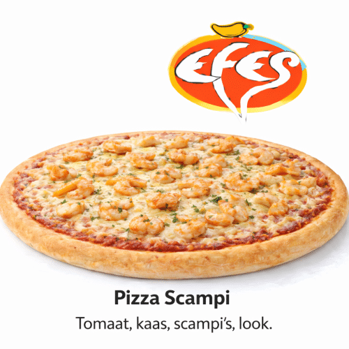 Pizza scampi