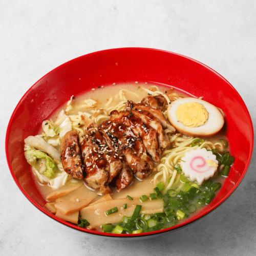 Shio ramen au poulet laqué