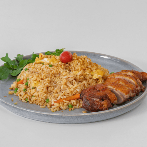 Riz sauté au canard