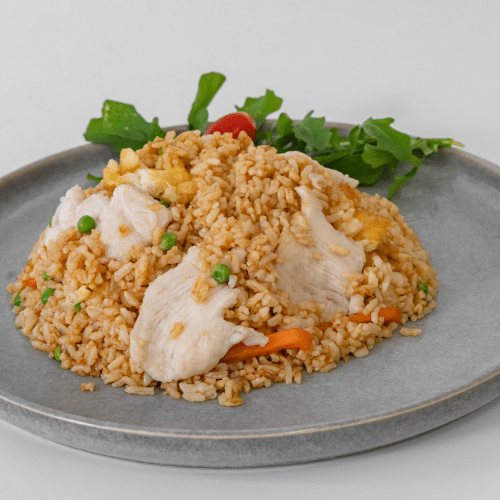 Riz sauté au poulet