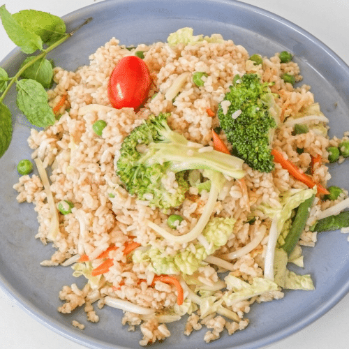 Riz sauté jardinier