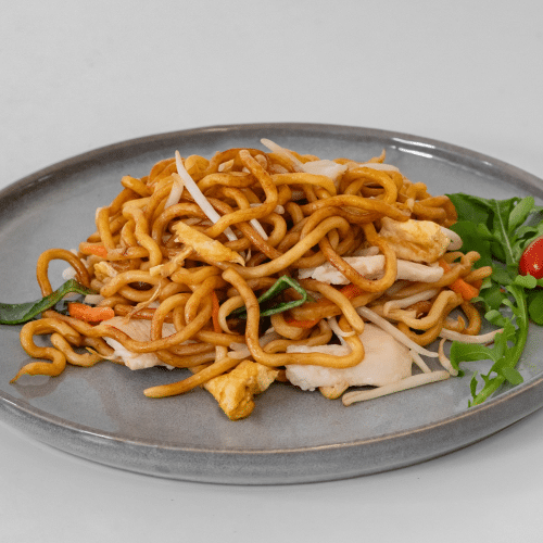 Udon sautés au poulet