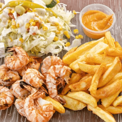 Grande assiette scampi