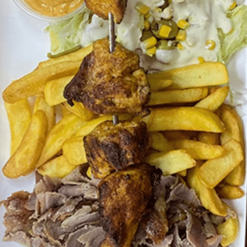 Grande assiette viande/brochette