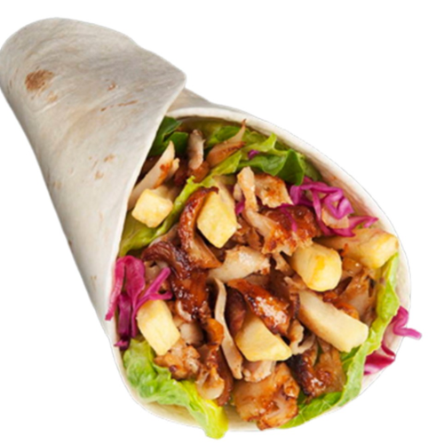 Pita ou dürüm brochette poulet