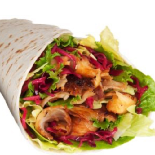 Pita ou dürüm poulet